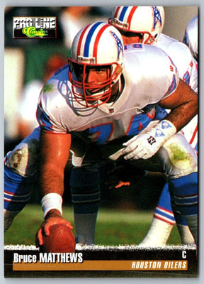 1995 Pro Line Bruce Matthews #10