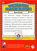 2001 Upper Deck Decade 1970's Ron Fairly