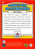 2001 Upper Deck Decade 1970's Ron Fairly #131