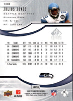 2009 SP Signature Julius Jones #103