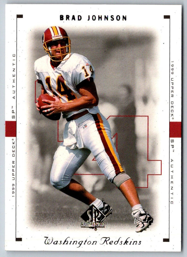 1999 SP Authentic Brad Johnson #88