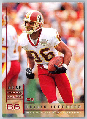 1998 Leaf Rookies And Stars Leslie Shepherd #163