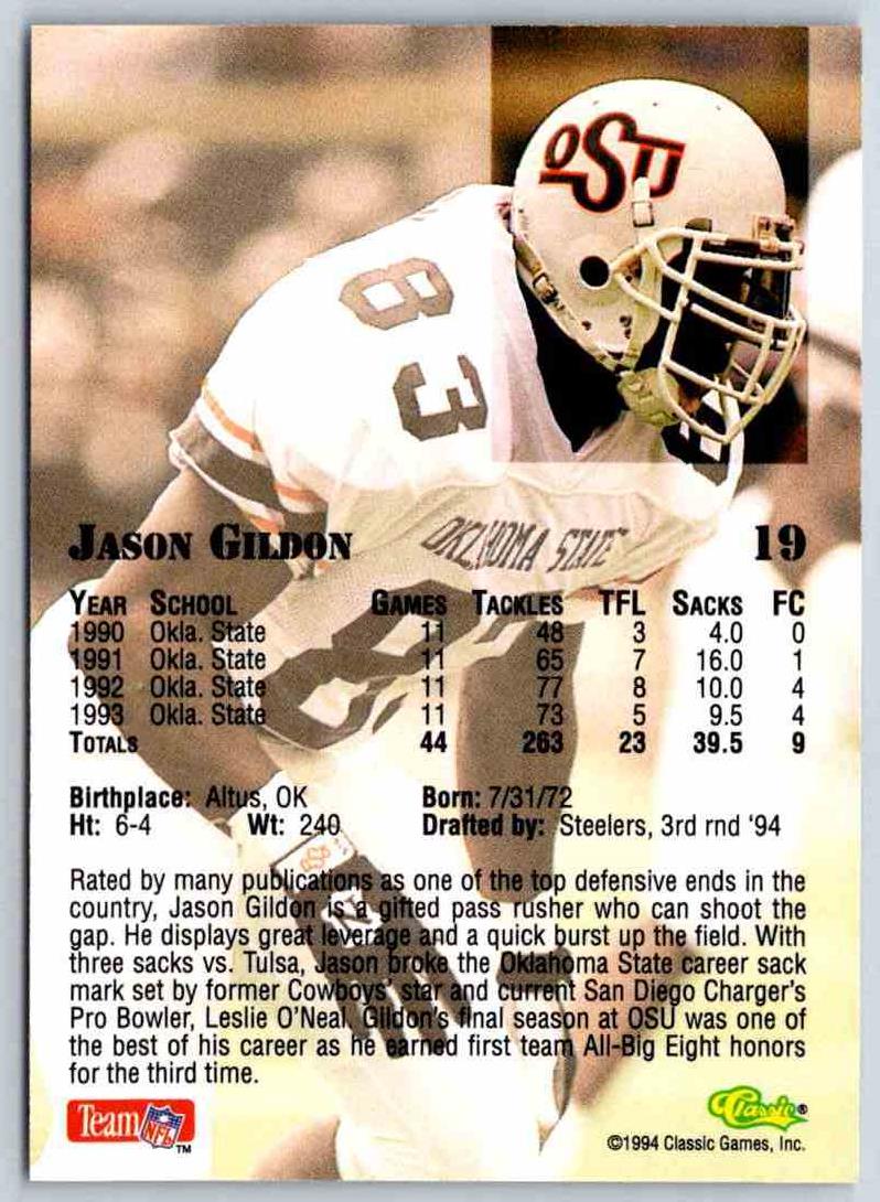 1998 Edge Jason Gildon