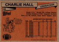 1981 Topps Charlie Hall #89