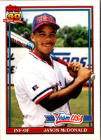 1991 Topps Traded Jason McDonald #75T Rookie