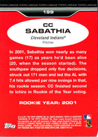 2011 Topps Lineage CC Sabathia #199