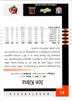 2003 Score Jon Kitna #21