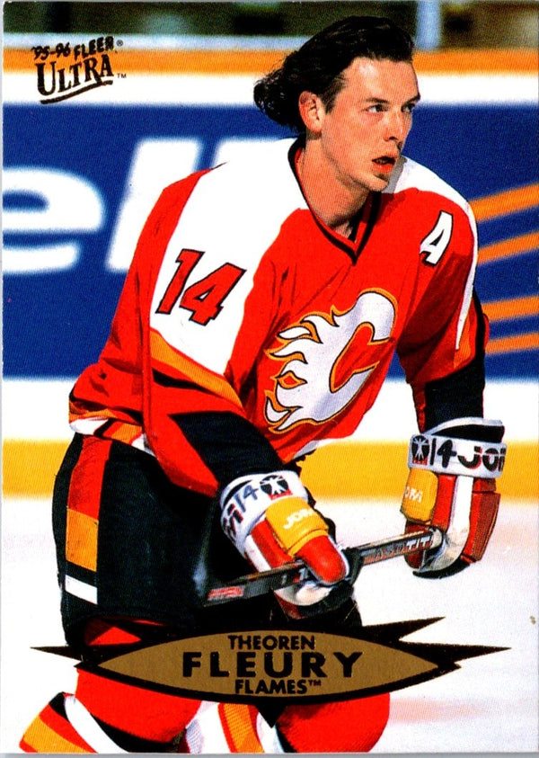 1995 Ultra Theo Fleury #24