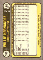 1981 Fleer Willie Hernandez #310