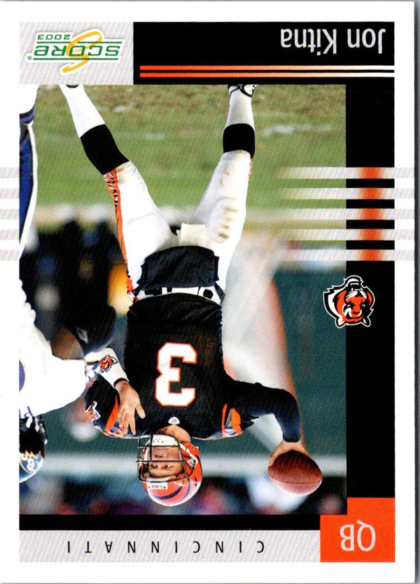 2003 Score Jon Kitna #21