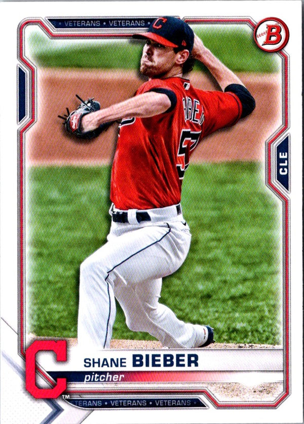 2021 Bowman Shane Bieber #28