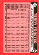 1986 Topps Traded Terry Forster