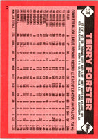 1986 Topps Traded Terry Forster #37T