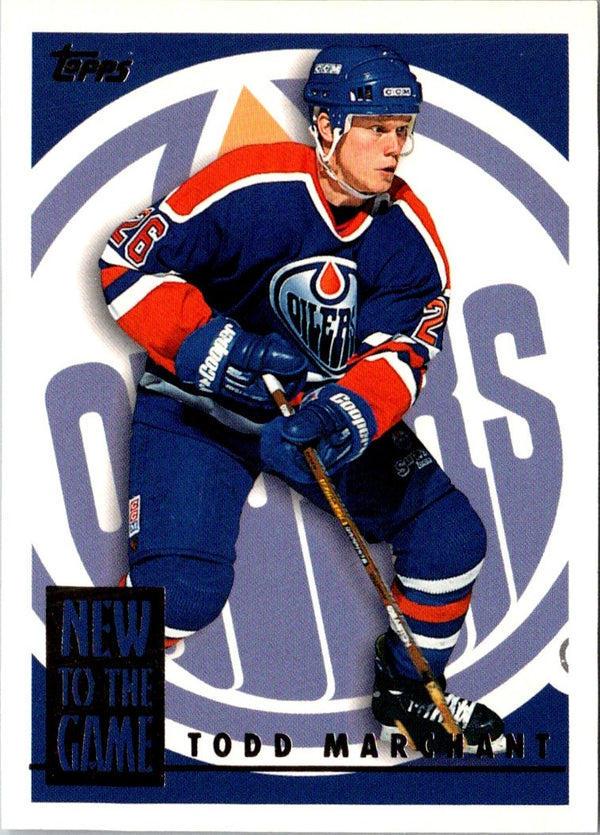 1995 Topps New to the Game Todd Marchant #3NG