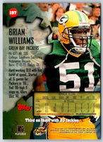 1997 Topps Stadium Club Football Brian Williams #197