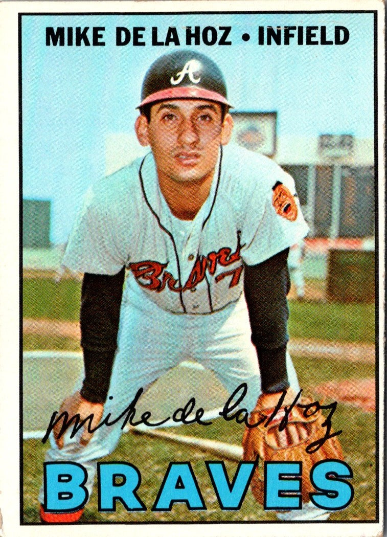 1967 Topps Mike de la Hoz