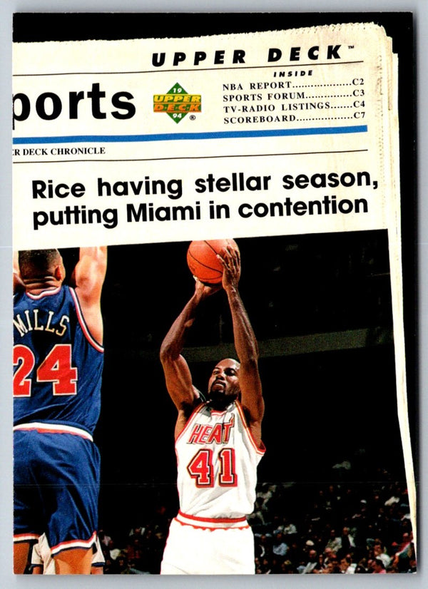 1993 Upper Deck Special Edition Glen Rice #212