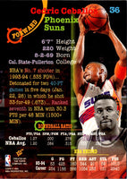 1994 Stadium Club Cedric Ceballos #36