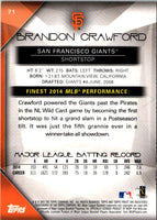 2015 Finest Brandon Crawford #71