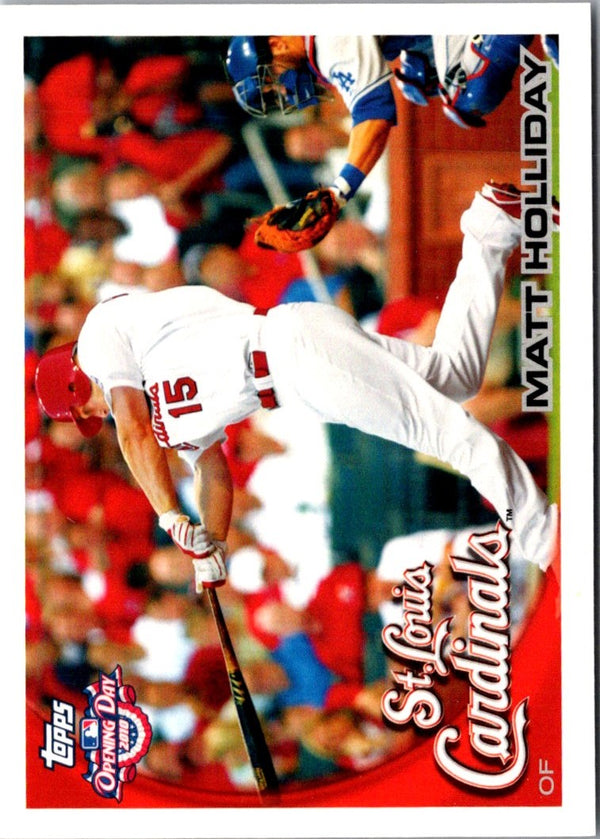2010 Topps Opening Day Matt Holliday #63