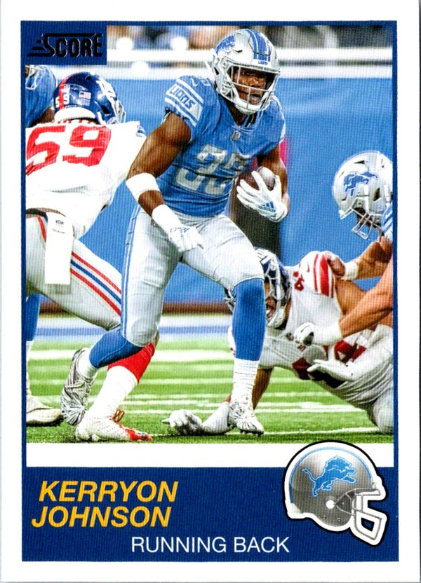 2019 Score Kerryon Johnson #214