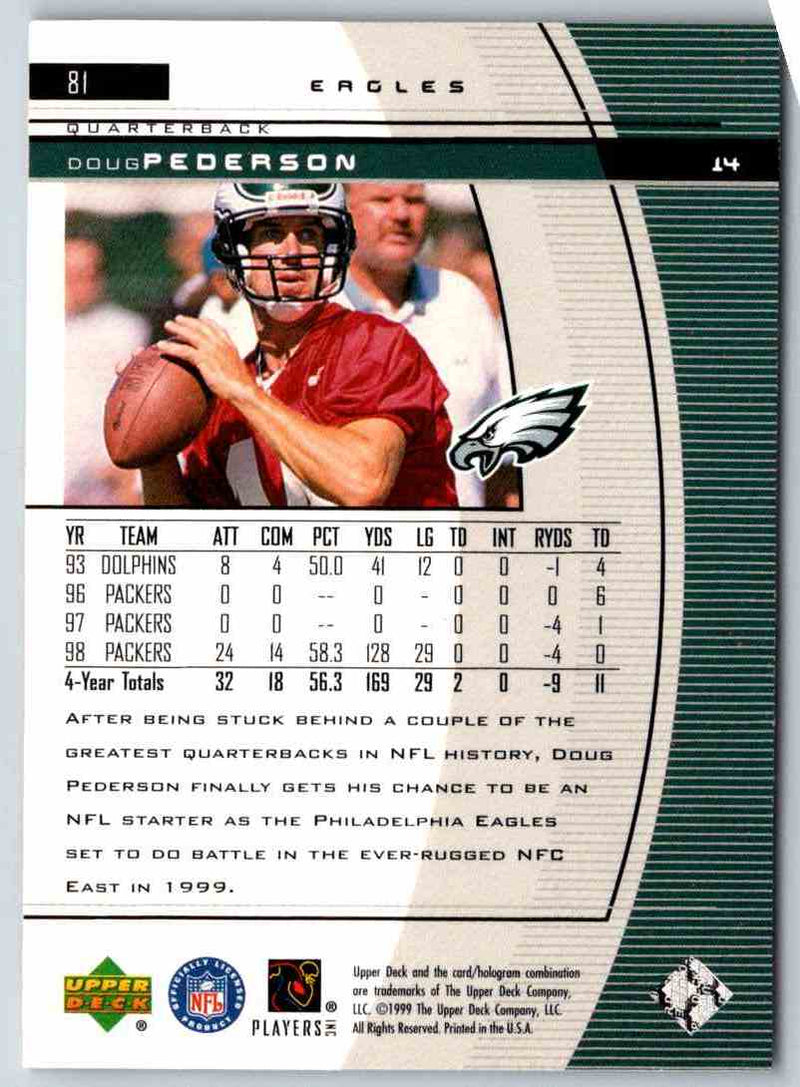 1999 Upper Deck Black Diamond Doug Pederson