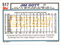 1992 Topps Jim Gott #517