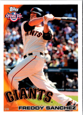 2010 Topps Opening Day Freddy Sanchez #60
