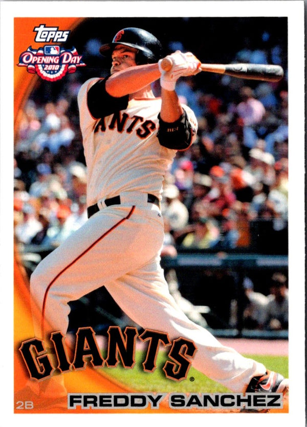 2010 Topps Opening Day Freddy Sanchez #60