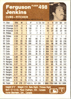 1983 Fleer Ferguson Jenkins #498