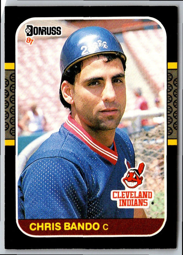 1987 Donruss Chris Bando #501