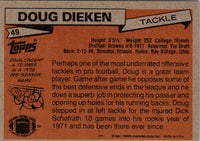 1981 Topps Doug Dieken #49 EX