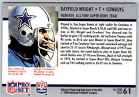 1990 Pro Set Super Bowl 160 Rayfield Wright #61