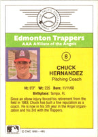 1990 CMC Edmonton Trappers Chuck Hernandez #8