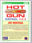 1990 Score Joe Montana