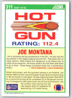 1990 Score Joe Montana #311