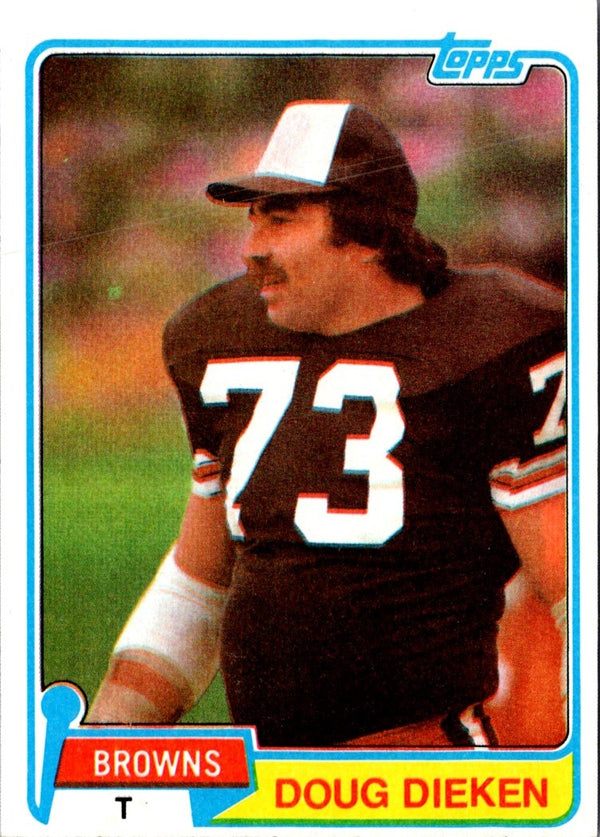 1981 Topps Doug Dieken #49 EX