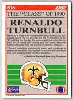 1990 Score Renaldo Turnbull #615