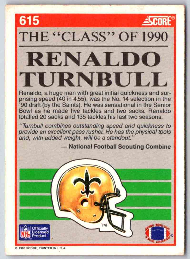 1990 Score Renaldo Turnbull
