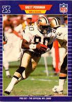 1989 Pro Set Brett Perriman #275 Rookie