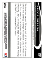 2012 Topps Pro Debut Bryce Ortega #194