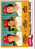 1981 Topps Phillies Future Stars - Marty Bystrom/Jay Loviglio/Jim Wright #526 Rookie