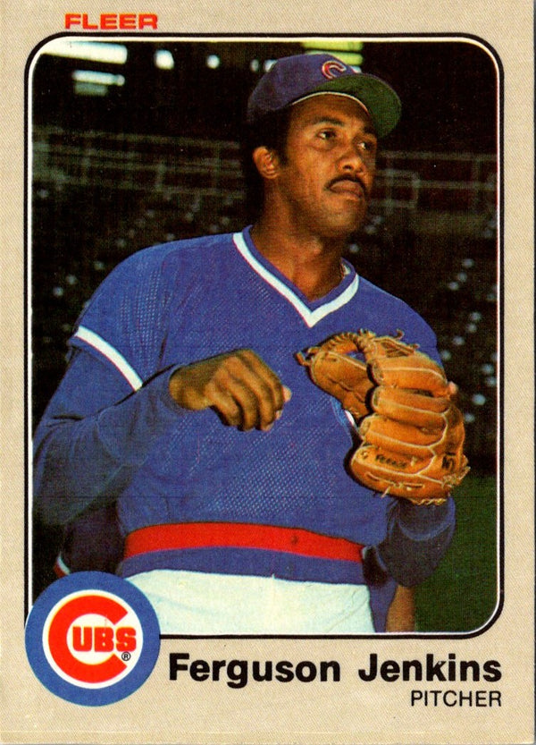 1983 Fleer Ferguson Jenkins #498