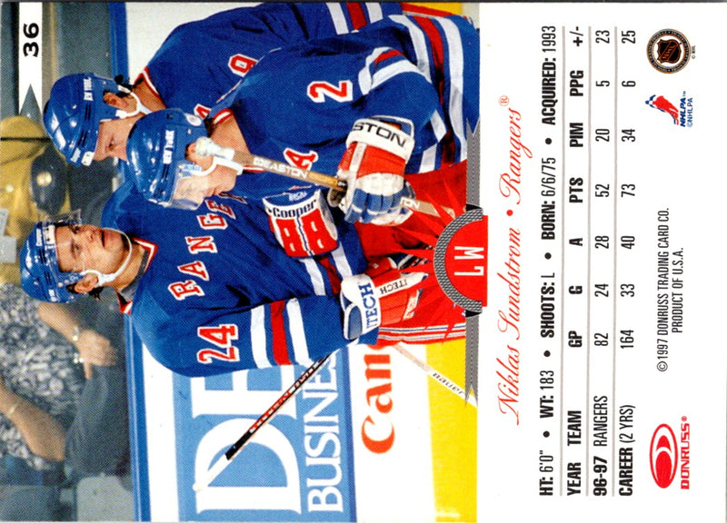 1997 Leaf Niklas Sundstrom