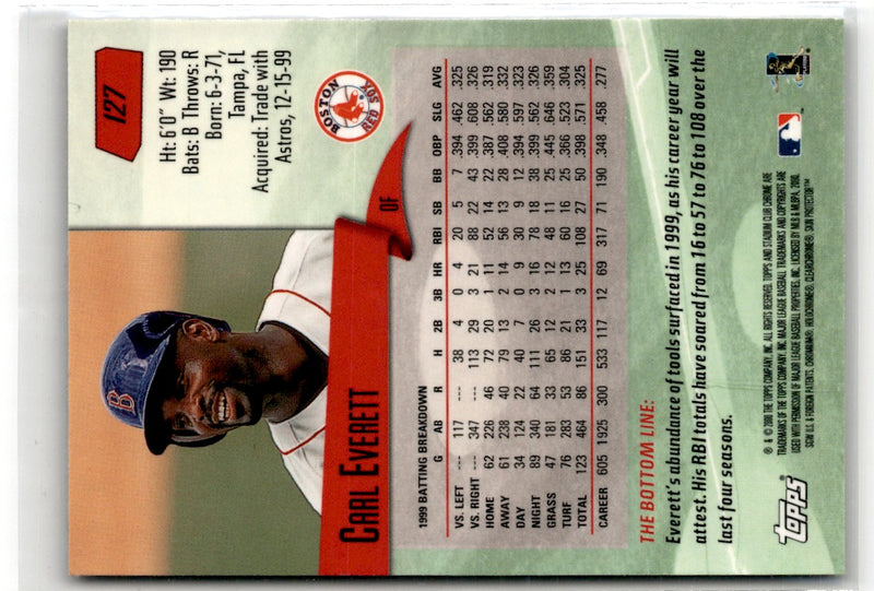 2000 Stadium Club Carl Everett