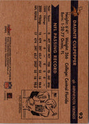 2001 Fleer Tradition Glossy Daunte Culpepper