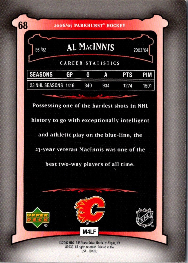 2006 Parkhurst Al MacInnis