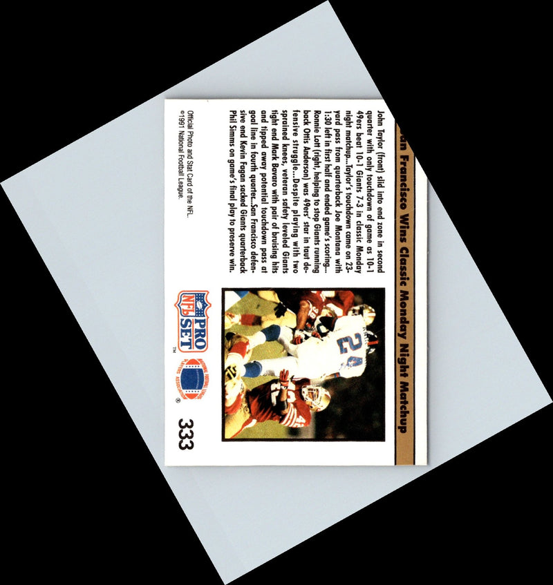 1991 Pro Set John Taylor