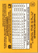 1987 Donruss Rick Mahler