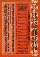 2017 Topps Opee Chee Ivan Calderon